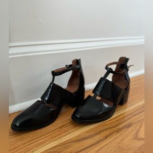 JEFFREY CAMPBELL Melinda Booties - BLACK SIZE 10